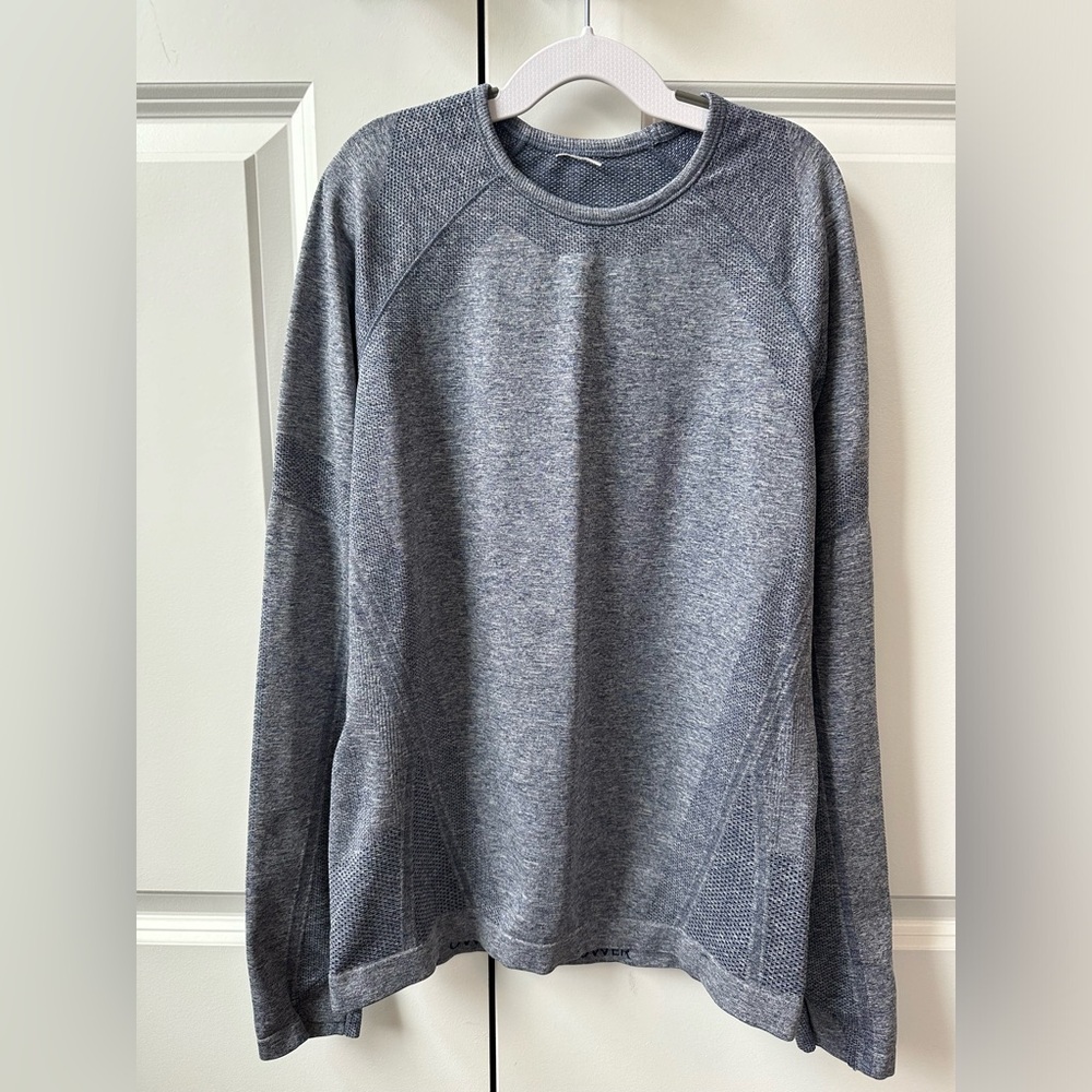 Athleta Girl Power Up Long Sleeve Blue (Size XXL/16)
